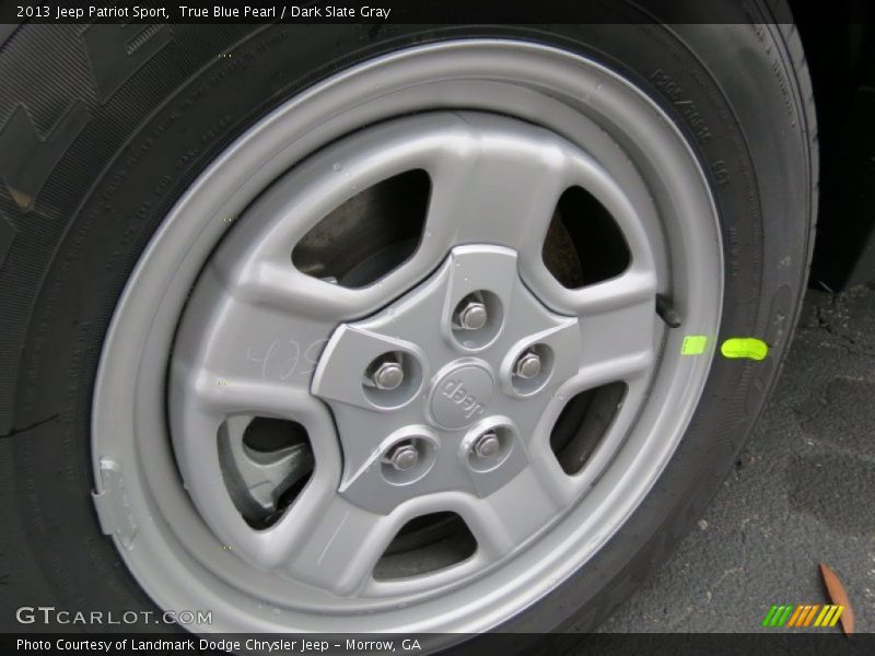 True Blue Pearl / Dark Slate Gray 2013 Jeep Patriot Sport