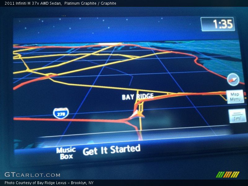 Platinum Graphite / Graphite 2011 Infiniti M 37x AWD Sedan