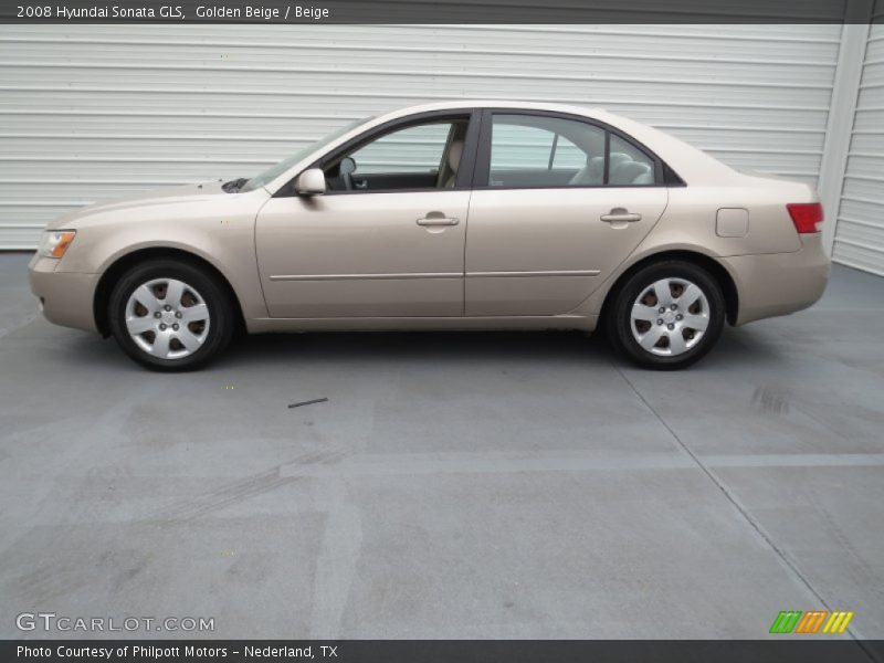Golden Beige / Beige 2008 Hyundai Sonata GLS