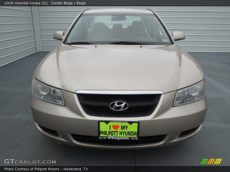 Golden Beige / Beige 2008 Hyundai Sonata GLS