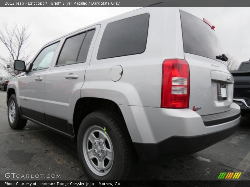 Bright Silver Metallic / Dark Slate Gray 2013 Jeep Patriot Sport