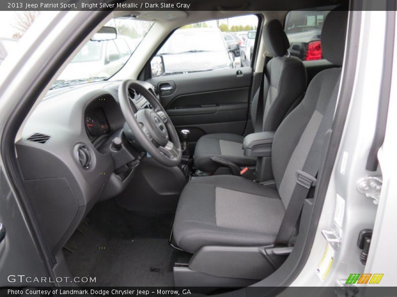 Bright Silver Metallic / Dark Slate Gray 2013 Jeep Patriot Sport