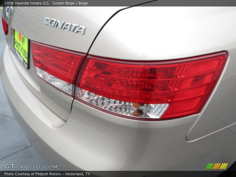 Golden Beige / Beige 2008 Hyundai Sonata GLS