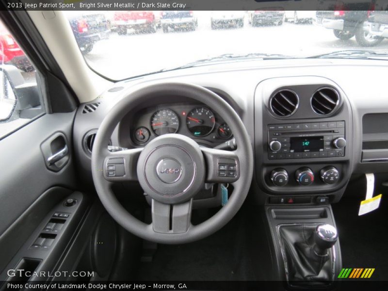 Bright Silver Metallic / Dark Slate Gray 2013 Jeep Patriot Sport