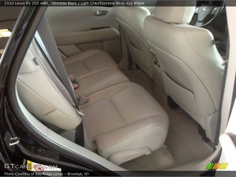 Obsidian Black / Light Gray/Espresso Birds-Eye Maple 2010 Lexus RX 350 AWD