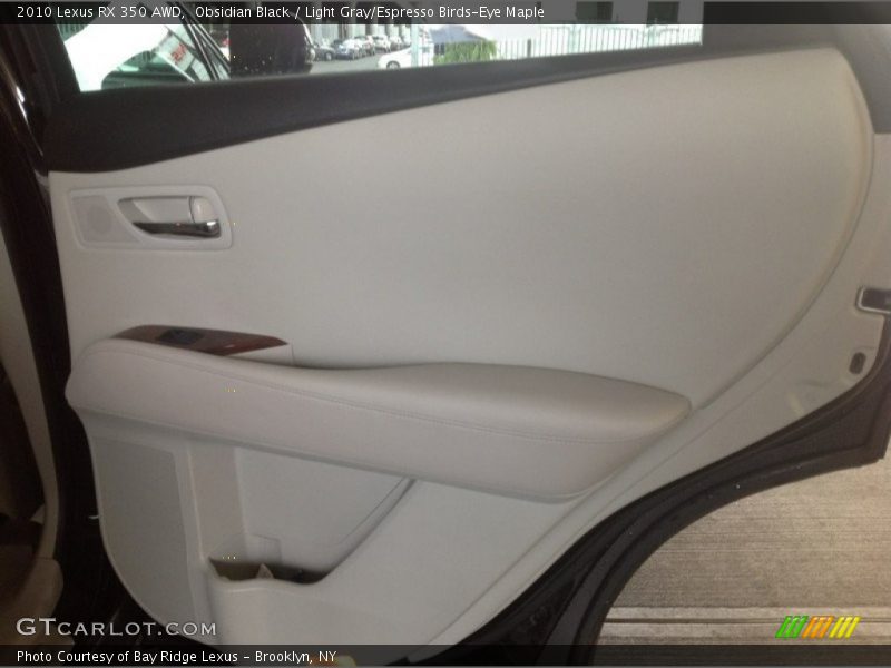 Obsidian Black / Light Gray/Espresso Birds-Eye Maple 2010 Lexus RX 350 AWD