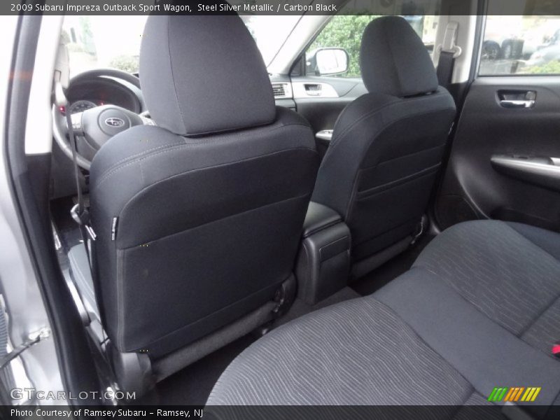 Steel Silver Metallic / Carbon Black 2009 Subaru Impreza Outback Sport Wagon