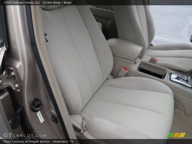 Golden Beige / Beige 2008 Hyundai Sonata GLS