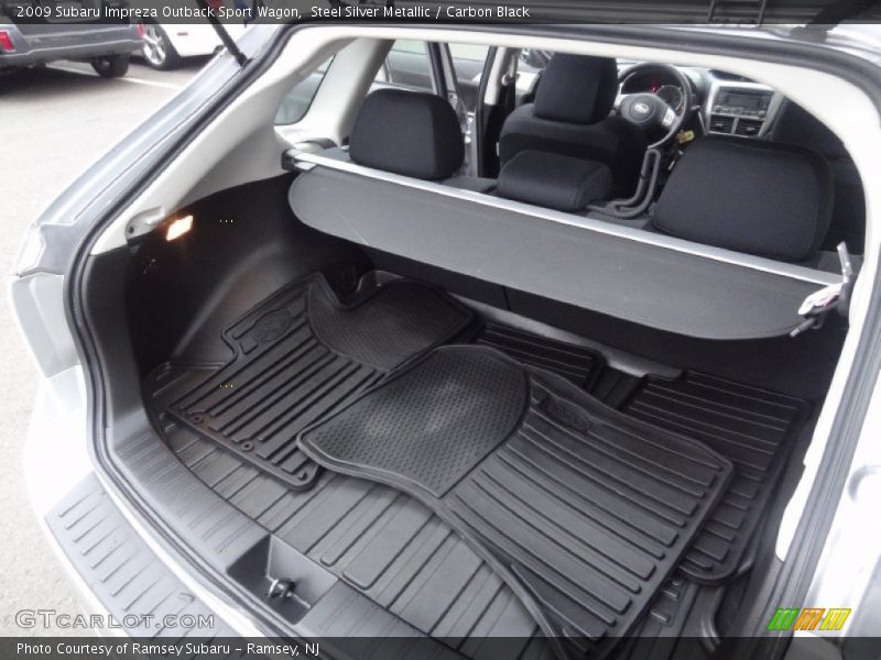 Steel Silver Metallic / Carbon Black 2009 Subaru Impreza Outback Sport Wagon