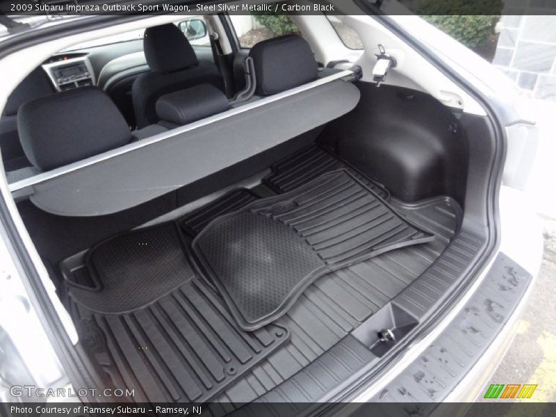 Steel Silver Metallic / Carbon Black 2009 Subaru Impreza Outback Sport Wagon