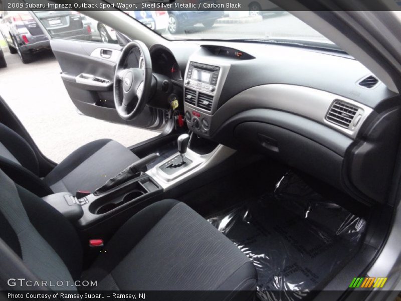 Steel Silver Metallic / Carbon Black 2009 Subaru Impreza Outback Sport Wagon