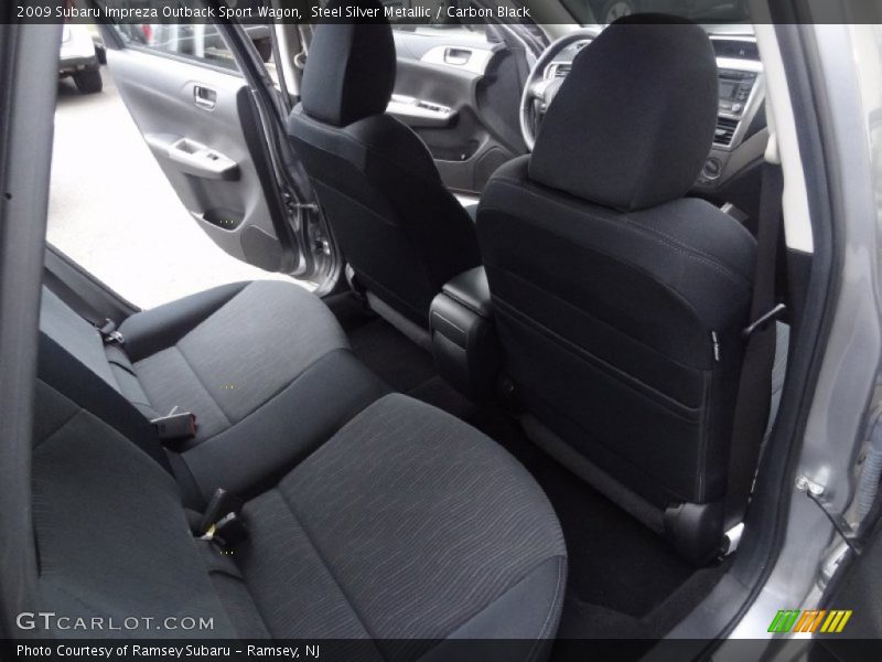 Steel Silver Metallic / Carbon Black 2009 Subaru Impreza Outback Sport Wagon