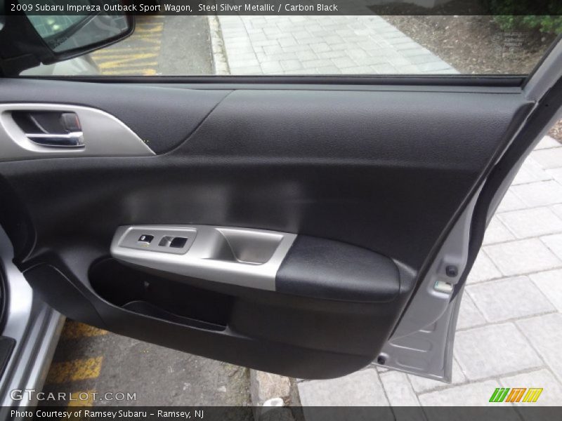 Steel Silver Metallic / Carbon Black 2009 Subaru Impreza Outback Sport Wagon