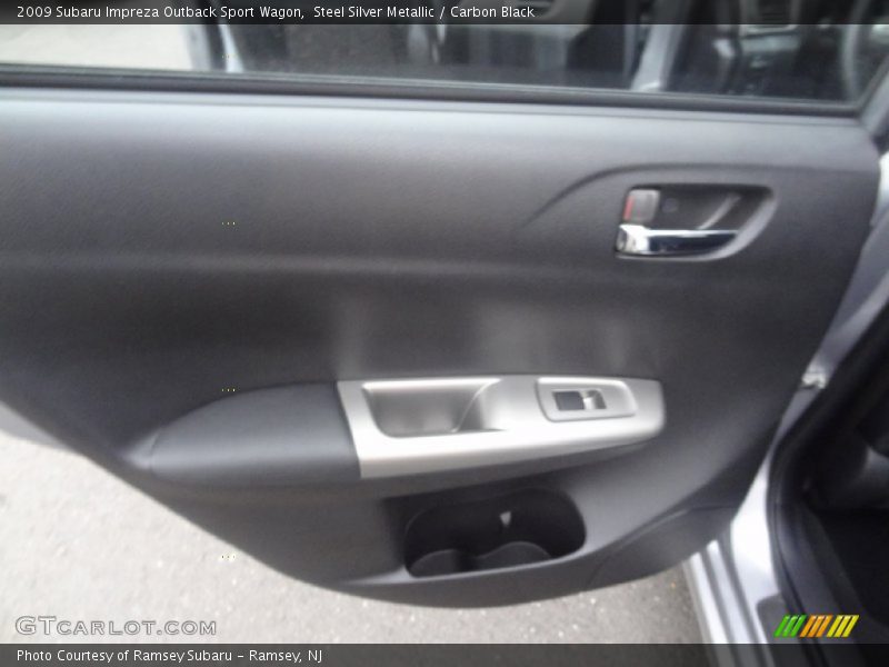 Steel Silver Metallic / Carbon Black 2009 Subaru Impreza Outback Sport Wagon