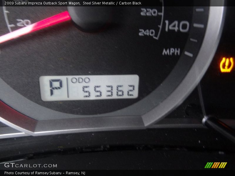 Steel Silver Metallic / Carbon Black 2009 Subaru Impreza Outback Sport Wagon
