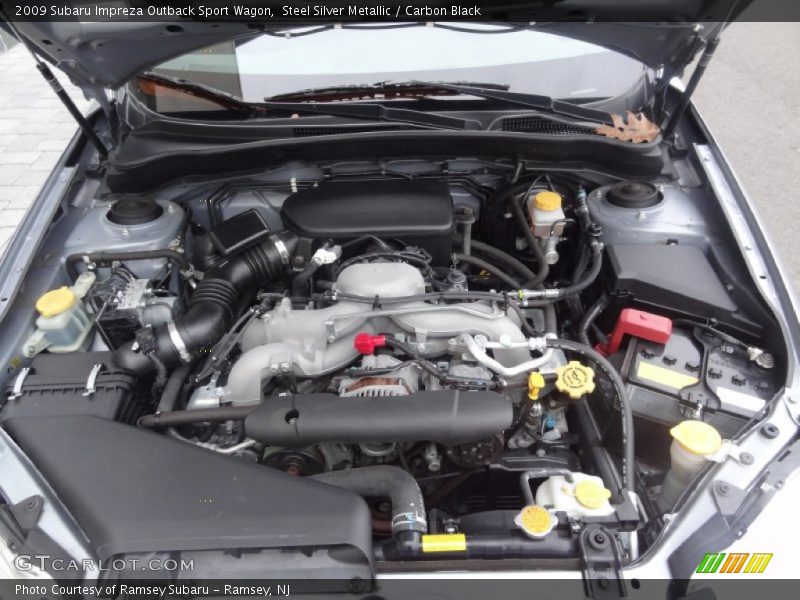 Steel Silver Metallic / Carbon Black 2009 Subaru Impreza Outback Sport Wagon