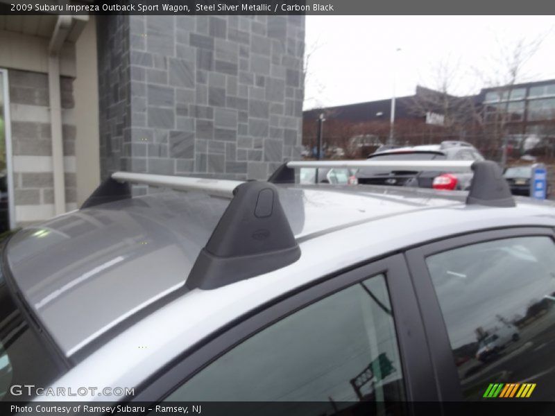 Steel Silver Metallic / Carbon Black 2009 Subaru Impreza Outback Sport Wagon