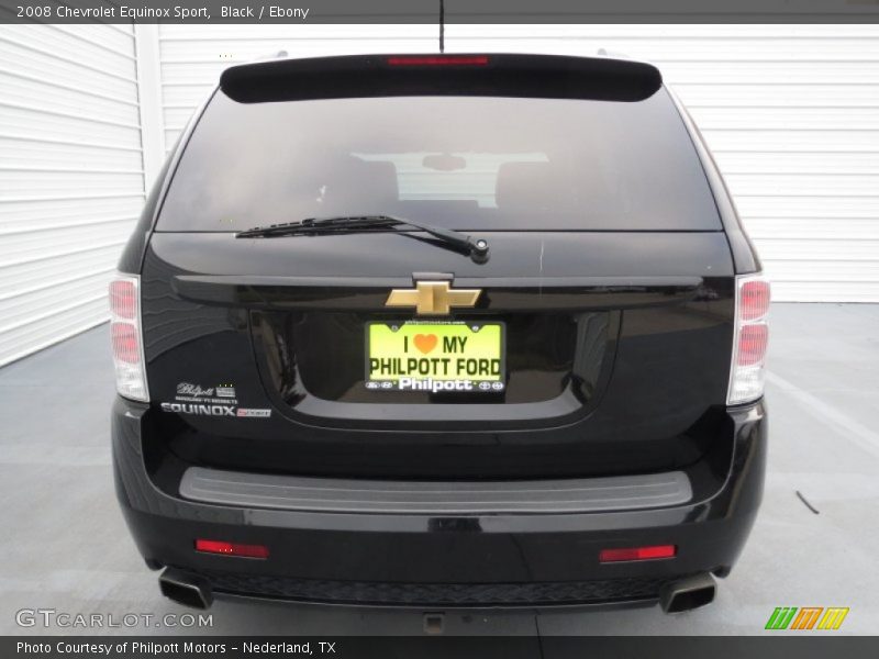 Black / Ebony 2008 Chevrolet Equinox Sport