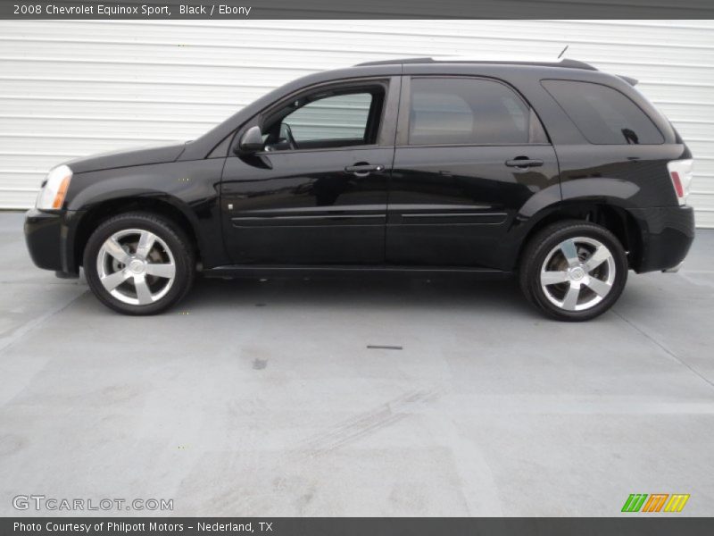 Black / Ebony 2008 Chevrolet Equinox Sport