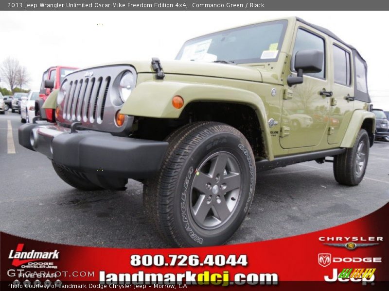 Commando Green / Black 2013 Jeep Wrangler Unlimited Oscar Mike Freedom Edition 4x4