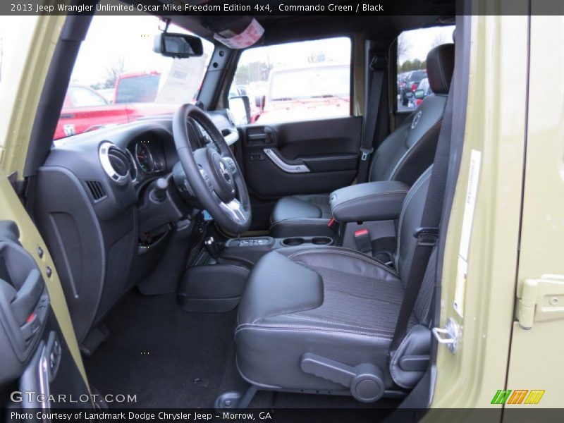  2013 Wrangler Unlimited Oscar Mike Freedom Edition 4x4 Black Interior