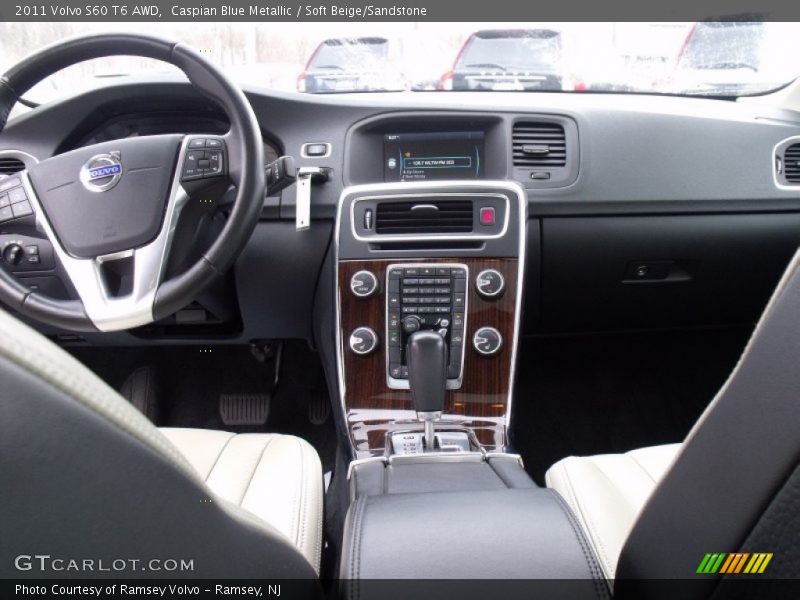 Caspian Blue Metallic / Soft Beige/Sandstone 2011 Volvo S60 T6 AWD