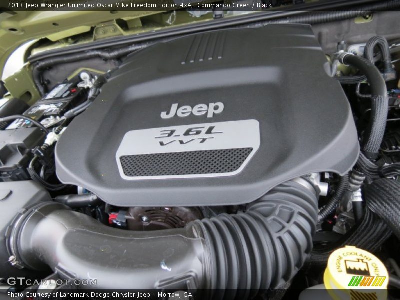  2013 Wrangler Unlimited Oscar Mike Freedom Edition 4x4 Engine - 3.6 Liter DOHC 24-Valve VVT Pentastar V6