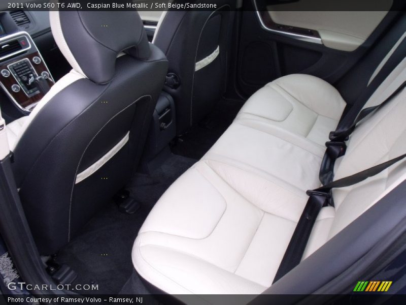 Caspian Blue Metallic / Soft Beige/Sandstone 2011 Volvo S60 T6 AWD