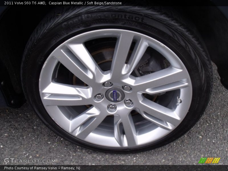 Caspian Blue Metallic / Soft Beige/Sandstone 2011 Volvo S60 T6 AWD