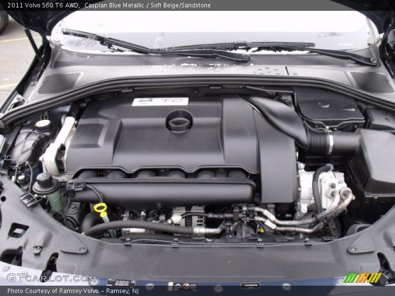 Caspian Blue Metallic / Soft Beige/Sandstone 2011 Volvo S60 T6 AWD