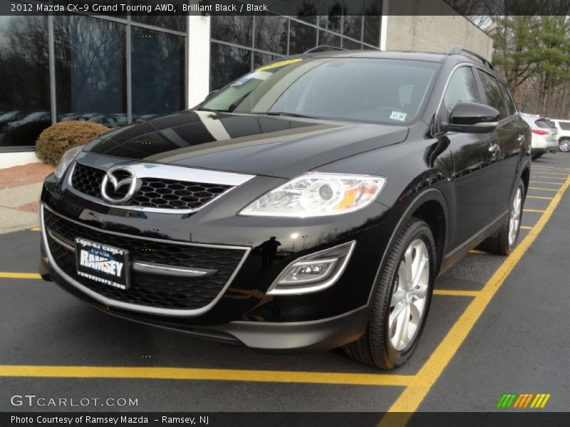 Brilliant Black / Black 2012 Mazda CX-9 Grand Touring AWD
