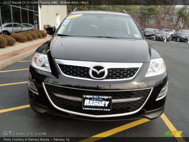 Brilliant Black / Black 2012 Mazda CX-9 Grand Touring AWD