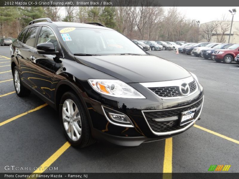 Brilliant Black / Black 2012 Mazda CX-9 Grand Touring AWD