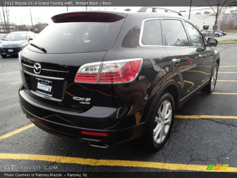 Brilliant Black / Black 2012 Mazda CX-9 Grand Touring AWD