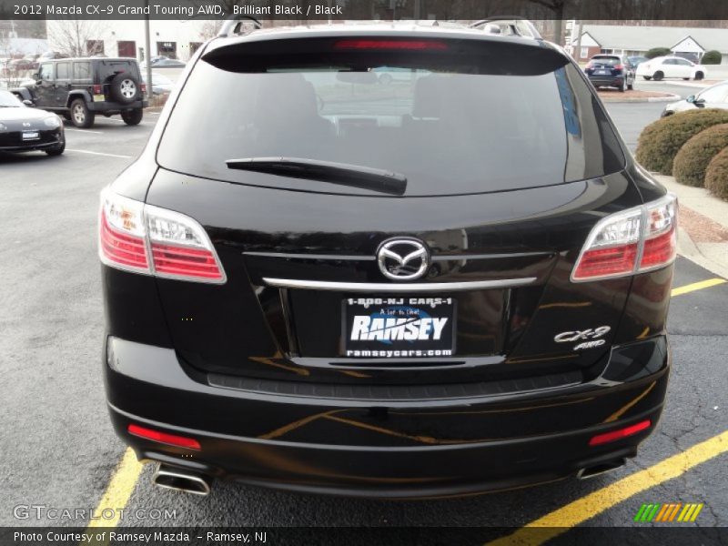 Brilliant Black / Black 2012 Mazda CX-9 Grand Touring AWD