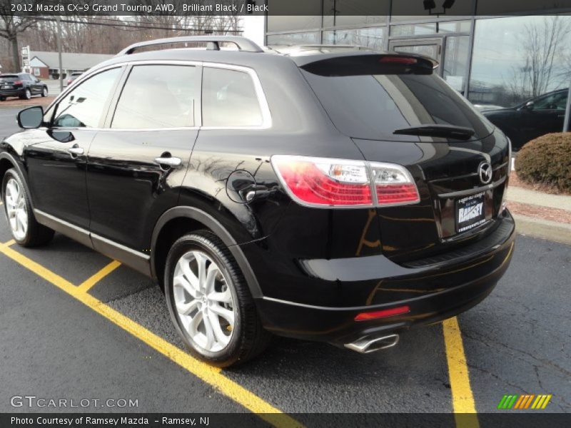 Brilliant Black / Black 2012 Mazda CX-9 Grand Touring AWD