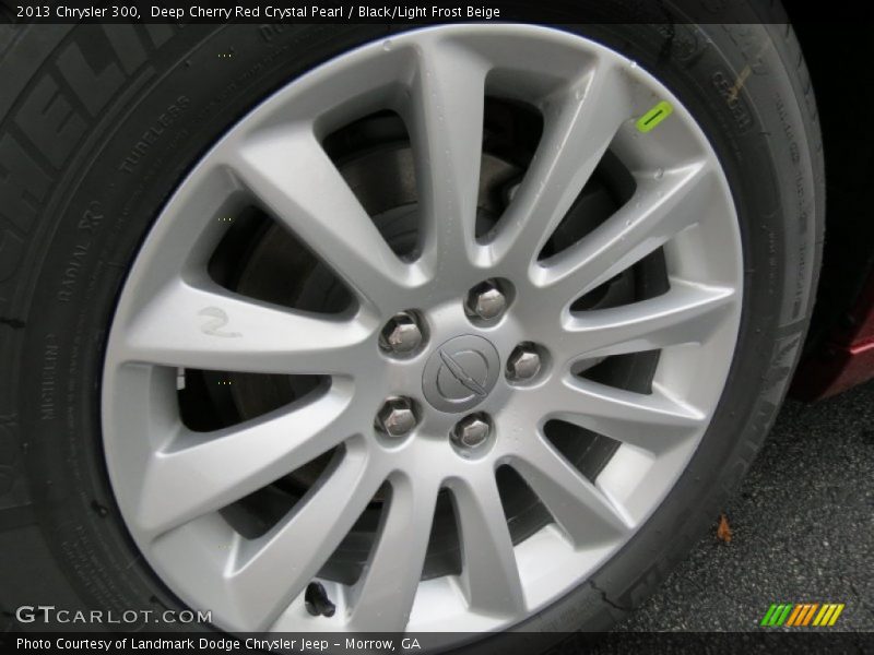 Deep Cherry Red Crystal Pearl / Black/Light Frost Beige 2013 Chrysler 300