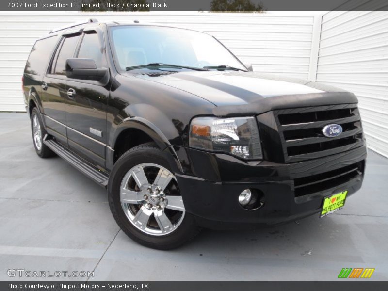 Black / Charcoal Black 2007 Ford Expedition EL Limited