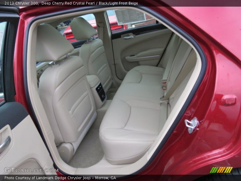 Deep Cherry Red Crystal Pearl / Black/Light Frost Beige 2013 Chrysler 300