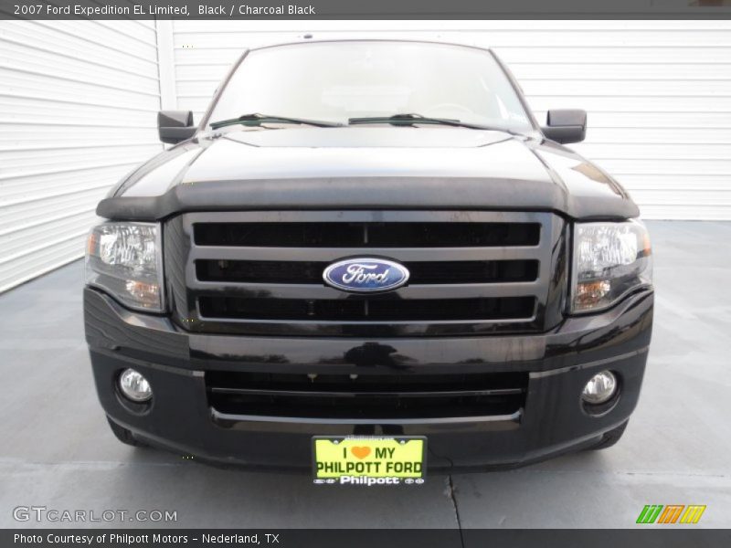 Black / Charcoal Black 2007 Ford Expedition EL Limited