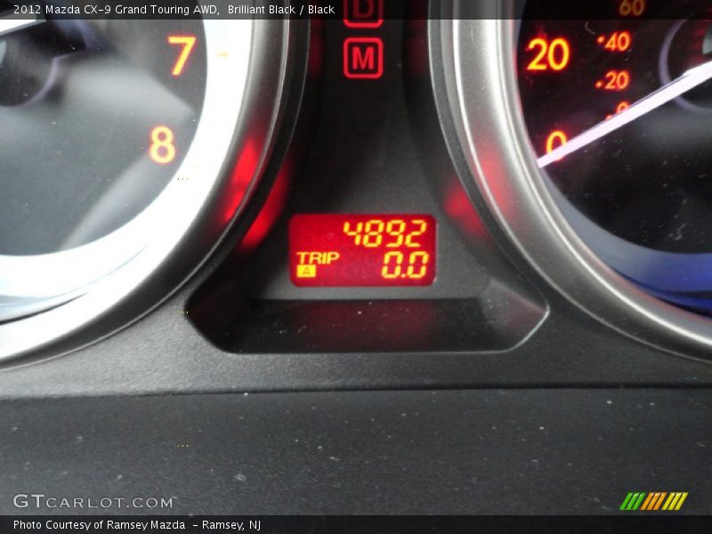 Brilliant Black / Black 2012 Mazda CX-9 Grand Touring AWD