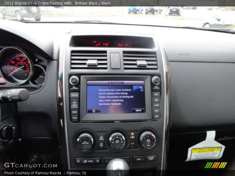 Brilliant Black / Black 2012 Mazda CX-9 Grand Touring AWD