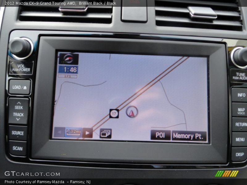 Brilliant Black / Black 2012 Mazda CX-9 Grand Touring AWD