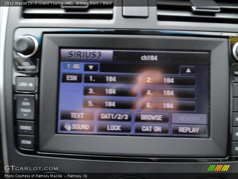 Brilliant Black / Black 2012 Mazda CX-9 Grand Touring AWD