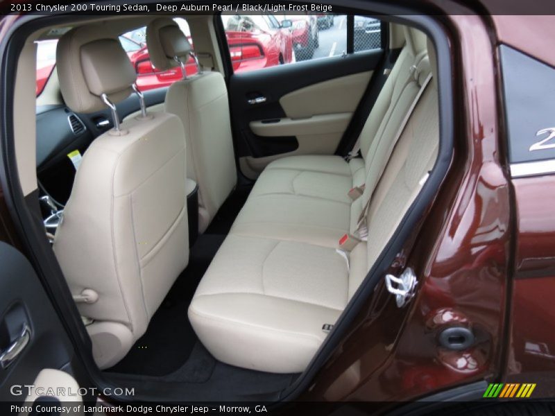 Deep Auburn Pearl / Black/Light Frost Beige 2013 Chrysler 200 Touring Sedan