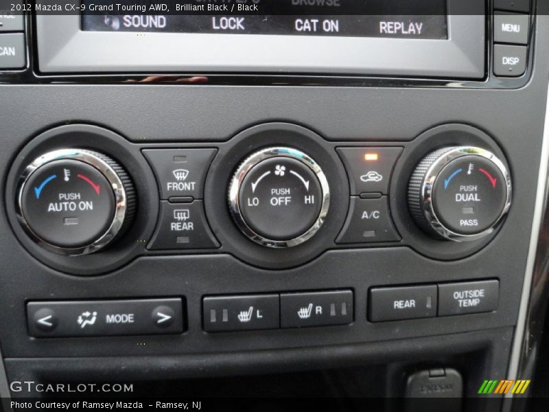 Brilliant Black / Black 2012 Mazda CX-9 Grand Touring AWD