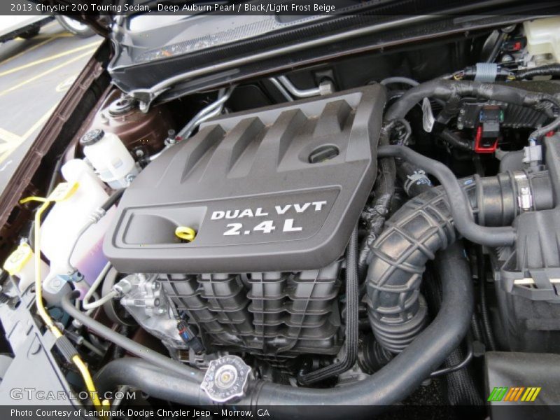 Deep Auburn Pearl / Black/Light Frost Beige 2013 Chrysler 200 Touring Sedan