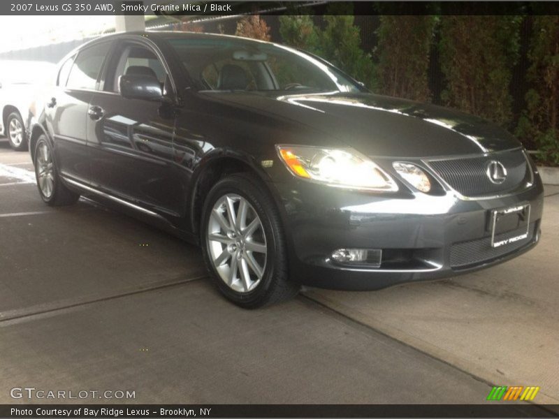 Smoky Granite Mica / Black 2007 Lexus GS 350 AWD