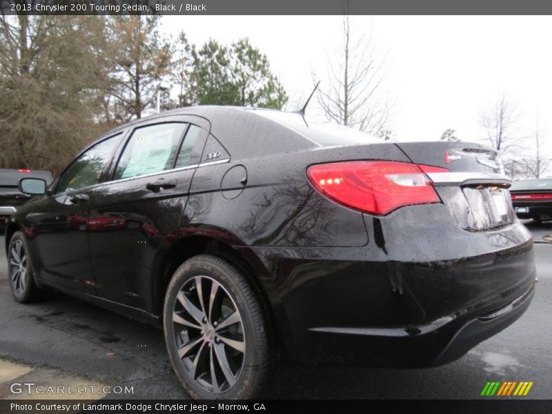 Black / Black 2013 Chrysler 200 Touring Sedan
