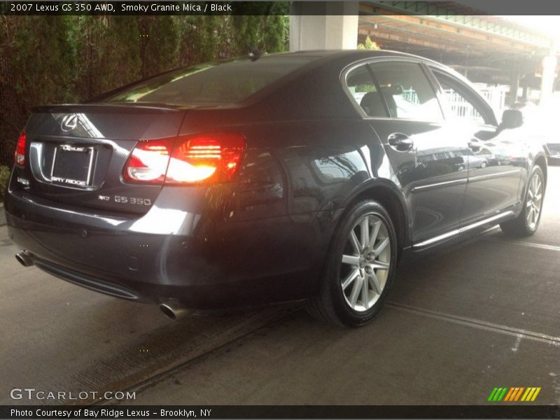 Smoky Granite Mica / Black 2007 Lexus GS 350 AWD
